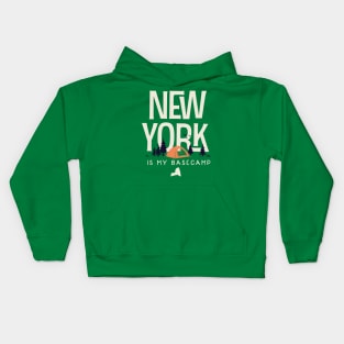 New York is my Base Camp Kids Hoodie